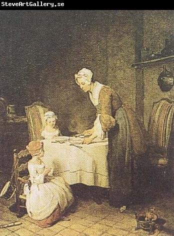 Jean Baptiste Simeon Chardin Saying Grace (mk35)